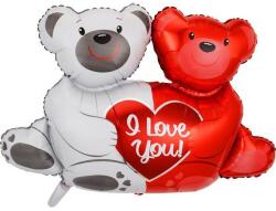 Cakesicq Fóliás gömbi maci I love you 100x76 cm - Cakesicq (ilcCQRP.F138)