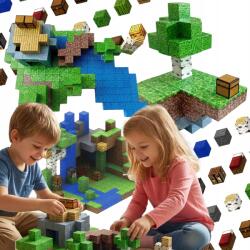 Lewer Mágneses Építőkockák 300 db-os Kocka Építőjáték Gyerekeknek (Klocki magnetyczne dla dzieci 300 elementów)