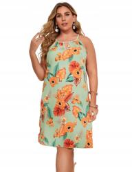 Emery Rose Ruha virágmintás mini vállpántokkal 4XL