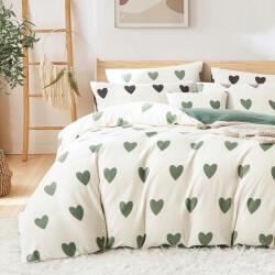  Téli flanel ágyneműhuzat 135x200 4 részes Covebett fehér