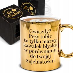 Funandstyle Bögre Arany 300ml Csillagok? Melletted Hiábavaló Vicces Neki