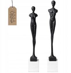 Estilo Home Dekoratív Szobor Magas Szett Pár Nő és Férfi Fém Otthon (Rzeźby dekoracyjne metalowe ESH028 ZESTAW)