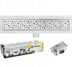 TOYA Lineáris Lefolyó Zuhanytálca Napo 60 CM Dekoratív Alacsony Szifon Fala 75377 (Fala 75377)