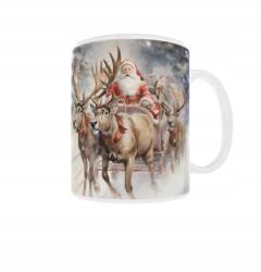  Bögre 300ml Karácsonyi Mikulás v3 (ALL5637)