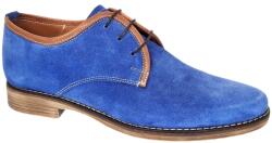 CIUCALETI Marimea 38 Pantofi barbati casual din piele naturala intoarsa Albastru PRAMFBLUE, marimea 38