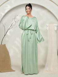 Shein Szatén Maxi Ruha Övvel (L) (610187)