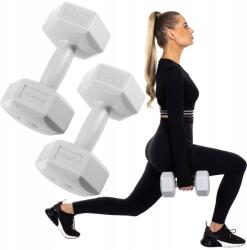 SPRINGOS Súlyzók 2x4 kg Hex Bitumenes Súlyzó Készlet Otthoni Súlyzók 8kg (FA1035)