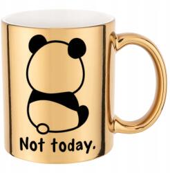 Funandstyle Metál Bögre Csillogó Arany Not Today 300ml Mix Több Minta