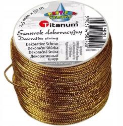 Titanum Arany Színű, Fémes Hatású Zsinór 1, 5 MM 30 M Dekorációs, Díszítő, Csomagoláshoz P (20HET0605-1)