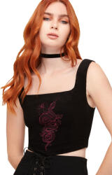 KILLSTAR corset damă (top) KILLSTAR - Snakeheart - Black/Purple - KSRA014258