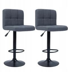 Timeless Tools Szövet borítású bárszék 2db, sötétszürke (HOP1001536-5) - allegro