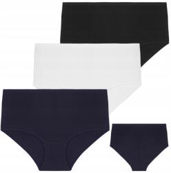 Moraj 3x Bugyi Női bugyi Maxi Bikini Magas Állapotú Pamut Sima Moraj 9XL (Wysoki stan)