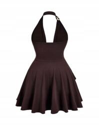 Shein 38 Aszimmetrikus Mini Ruha Fodrokkal