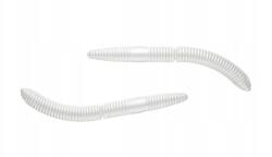 Libra Lures Fatty D'worm 75 004 Silver Pearl Cheese (Fatty DWorm-7.5-SER-004)