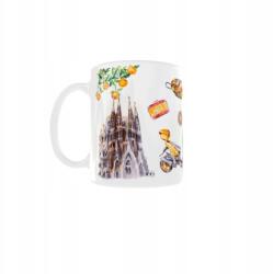  Bögre 300ml Akvarellek Városok AA10v6 Spanyolország (AA10v6)