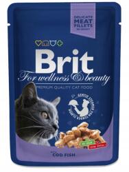 Brit Premium Cat Adult Tőkehal tasak 100g (728)