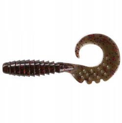 FishUp Fancy Grub 1", #050 Green Pumpkin Brown/Red & Purple 1db (10014112)
