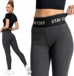 Moraj Női leggings Bélelt Vastag Lábszármelegítő Bordázott Meleg Divatos Moraj S/m (RDL2200-008)