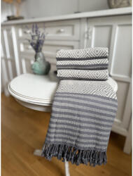 Hürrem's Bazaar Leyla hamam törölköző fehér - szélén csíkokkal