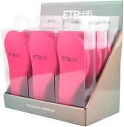 ETB Hair Display Profesional cu 9 Perii Pink pentru Descâlcirea Părului (EH10029PNK)