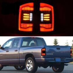 USA Led Lámpák Hátsó Füstös Keret 1500 2002-2006 Ram Promaster 2019