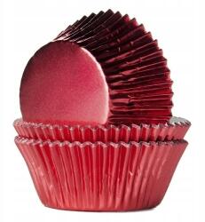 House of Marie HoM sütőpapír kapszula, 24 db-os, fóliázott, Piros (HM1319)