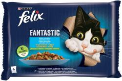 FELIX Fantastic macskaeledel Hal ízű zselé 4 x 85 g
