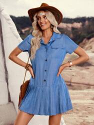 Shein Kék Ruha Mini Gombokkal (s) (610771)