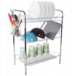 VERK GROUP Háromszintes edényszárító konyhai csepegtető (07119)