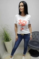 Norafashion Csinos szívmintás női póló (3) (101406)