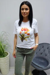 Norafashion Csinos tulipán mintás póló (1) (453336)