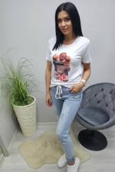 Norafashion Csinos anya két fiával póló (890993)