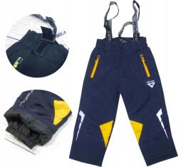  122-128 (8) SÍnadrág hó síelés szánkó sötétkék nadrágtartó F26 (KX-21292A)