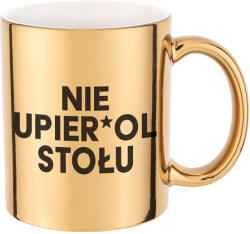 Funandstyle Bögre Arany Metál Csillogó Nem Az Asztalra Vicces Egy Barátnak