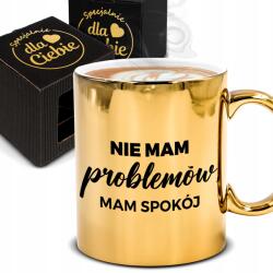 Funandstyle Arany Bögre Vicces Ajándék Korpo Irodai Munkahelyre Barátnőnek Nyugalom Van