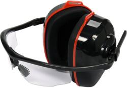 YATO Casti Antifonice, Cu Yato Yt-74636 Ochelari Protectie Integrati, Lentila Transparenta