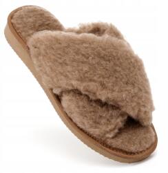 PanSzew Meleg Női Papucs Topánka Háztartási Természetes Gyapjú 36-41 PanSzew (Ciepłe Kapcie Damskie Góralskie Papcie 40)