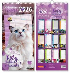 Passion Naptár 2026 Fali Tervező Macskák (KALPLKOTY26)