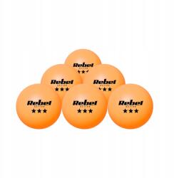 Rebel RBA-4009 asztalitenisz labda szett, Abs, 6 db, narancssárga (RBA-4009)