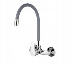 INVENA Fali Mosogató Csaptelep, Szürke (BC-82-E5S)