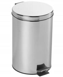 SAPHO Simple Line szemeteskosár kerek 12l, polírozott rozsdamentes acél (27112)