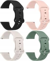  Szilikon szíjak Ak karórához 4 db 20/22 mm gyors cserével (B0CNX1VTHY)