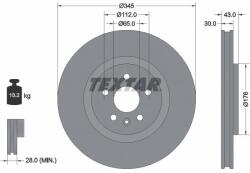 TEXTAR Disc frana TEXTAR PRO 92355103 (92355103)