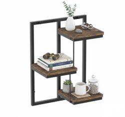 Relaxdays Raft de perete, design industrial (10144142) Raft