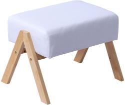 Relaxdays Taburet din bambus și material textil (10142786)