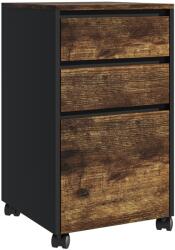 Relaxdays Container cu roți cu 3 sertare (10140668)