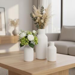 Relaxdays Set de 3 vaze ceramice (10137339)