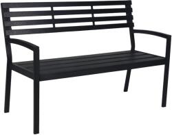 Relaxdays Bancă de grădină WPC și metal (10138506)