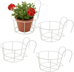 Relaxdays Ghivece suspendate, set de 4 (10140345)