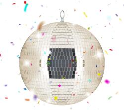 Relaxdays Glob disco Ø 30 cm (10138551)